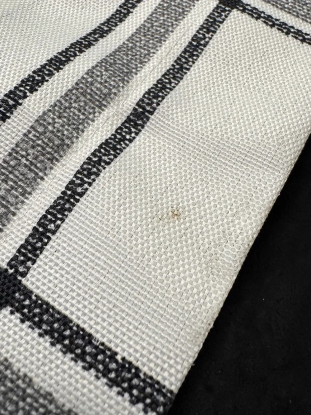 Mainstays Black Plaid Farmhouse Window Valance 56x14 NWOT